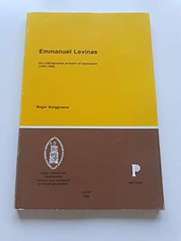 Unknown Binding Emmanuel Le´vinas: Une bibliographie primaire et secondaire, 1929-1985 (French Edition) [French] Book