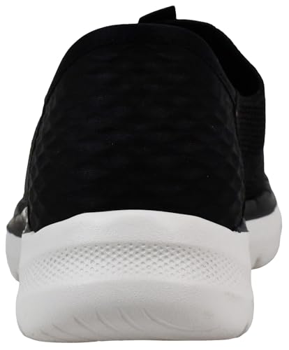 Skechers Women's Hands Free Slip-Ins Go Walk 6-Fabulous View Sneaker, Black/Hot Pink, 7.5 M US