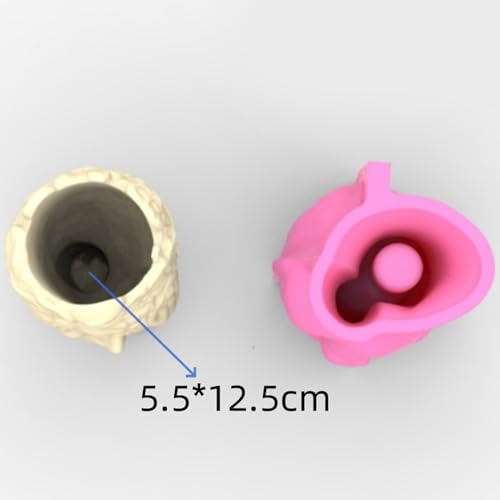Moule vase résine pot fleur béton silicone accessoires faits main verre fleur - 8