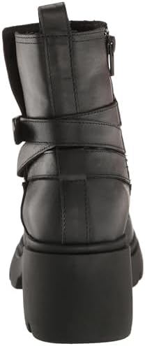 Steve Madden Women's Colletta Ankle Boot, Black Leather, 7.5 | Image 2