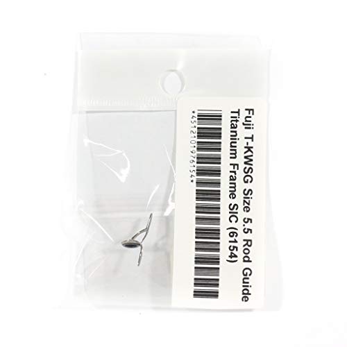 Fuji T-Kwsg Size 5.5 Rod Guide Titanium Frame Sic X 1 Piece (6154) #TOP10