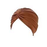 Sombrero de turbante suave y holgado para musulmanes, indios, personas islámicas, tratamiento, cáncer o personas que se molestan con la caída del cabello.