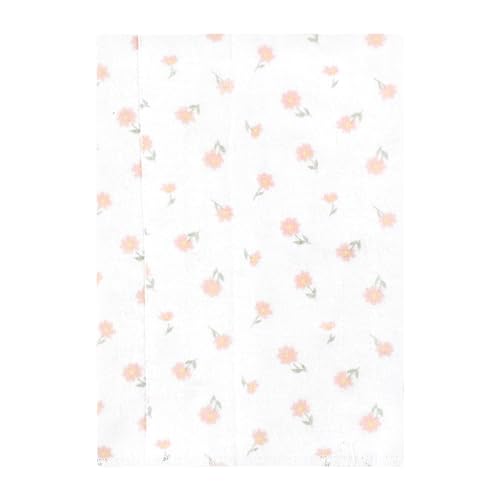 Image of Hudson Baby Unisex Baby Cotton Poly Flannel Burp Cloths, Hummingbird Garden 4 Pack, One Size