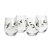 Pfaltzgraff Winterberry Stemless Wine Glasses (Set of 4)