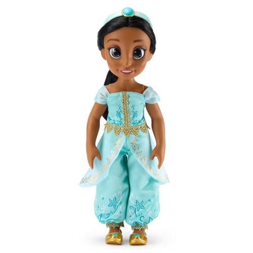 Disney Store Official Jasmine Once Upon a Story Doll - 16 Inch Disney Princess Toys Featuring Reflective Eyes with 3D Pupil and Iris, Detailed...