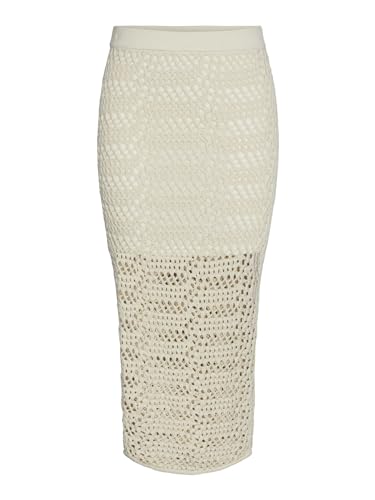 Jupe en maille femme PIECES PCAIA vêtement au crochet style bohème chic été