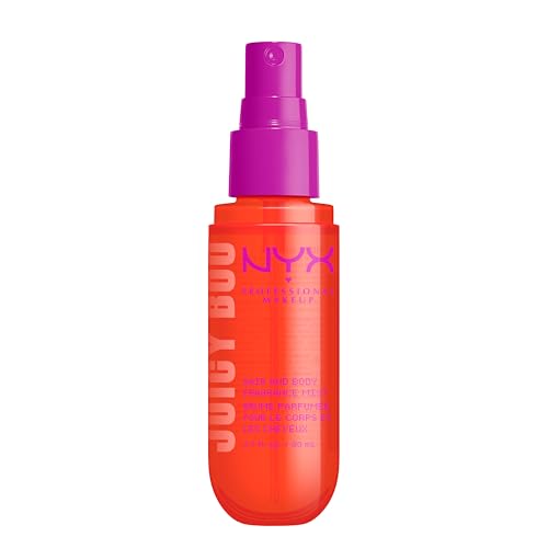 NYX PROFESSIONAL MAKEUP Fat Oil Fragrance Mist Perfume in Juicy Boo, Citrus Scented Long Lasting Hair & Body Spray, Mango & Musk Notes, Vegan & Cruelty Free, 2.7 fl oz - image 7