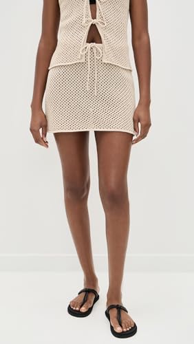 Women's Crochet Knit Mini Skirt2