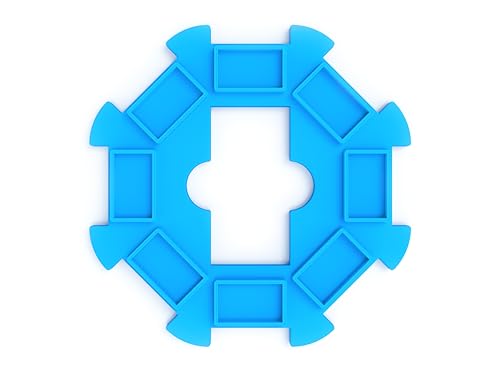 Mexican Train Hub - Repuesto para Dominó Mexicano (Azul) miniatura 2