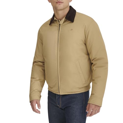 Image of DOCKERS Men's Cotton Twill Bomber Jacket With Padded Lining