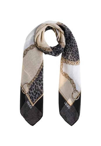 LIU JO Foulard Better con catene Black
