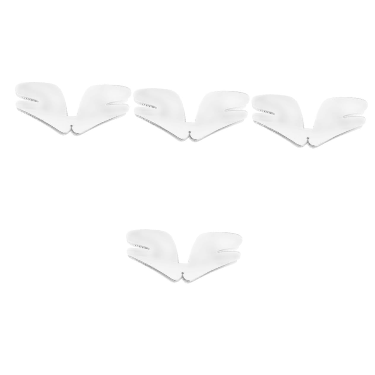 Holibanna Collarín De Plástico Camisa De Vestir De Cuello De Los Hombres Inserciones De Cuello De Camisa Para Mujer Moldeador De Cuello De Camisa El Plastico