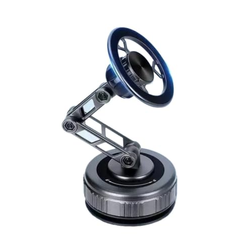 Soporte de teléfono para automóvil con brazo mecánico giratorio y triple eje plegable