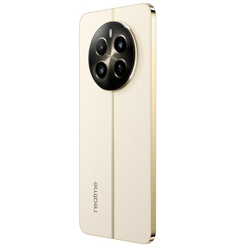 Image of realme 12+ 5G Smartphone 8+256 GB Supports NFC, Dimensity 7050 5G Chipset, Sony LYT-600 OIS, 120 Hz AMOLED Display, Rain Resistant Smart Touch, Dual SIM Cards, Beige (Without Adapter)