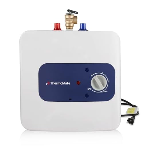 thermomate Mini Tank Electric Water Heater ES250 2.5 Gallons Point of Use No Wait for Hot Water Under Kitchen Sink 120V 1440W, Wall or Floor Mounted