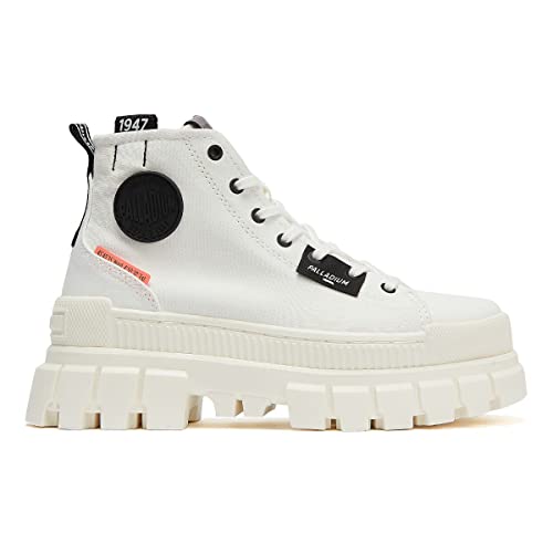 Revolt Hi Tx Palladium bottines blanches avec semelle plateforme crantée