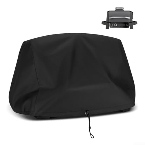 Cubierta para barbacoa, resistente a los rayos UV, resistente a la intemperie, para Woodfire OG700, OG701, OG751, protector con correas ajustables, 61 x 48 x 33 cm