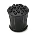 Price comparison product image Merriway BH05581 (4 Pcs) Heavy Duty Rubber Walking Stick Ferrule Protectors Cane Tips, 16mm (5/8 inch) Black - Pack of 4 Pieces