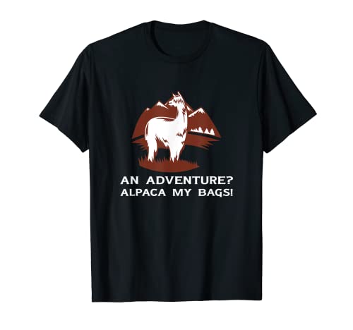 Funny Llama Lovers Alpaca My Bags Regalo Camping Regalo Animal Camiseta