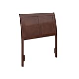 AFI, Portland Twin Sleigh Solid Wood Panel Headboard, Walnut