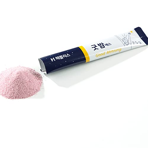 (20 Days) Heblis Good-Night S 20 Sticks, Stress Relief Supplement, Sleep Supplement, Gaba, L-Theanine, Magnesium, Plant Based Amino-Acid #TOP6