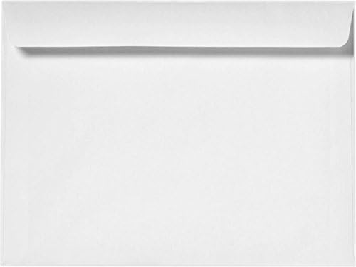 150 Cashier Depot 9" x 12" Booklet Envelopes (Open Side), Premium Heavy 28lb. (White)