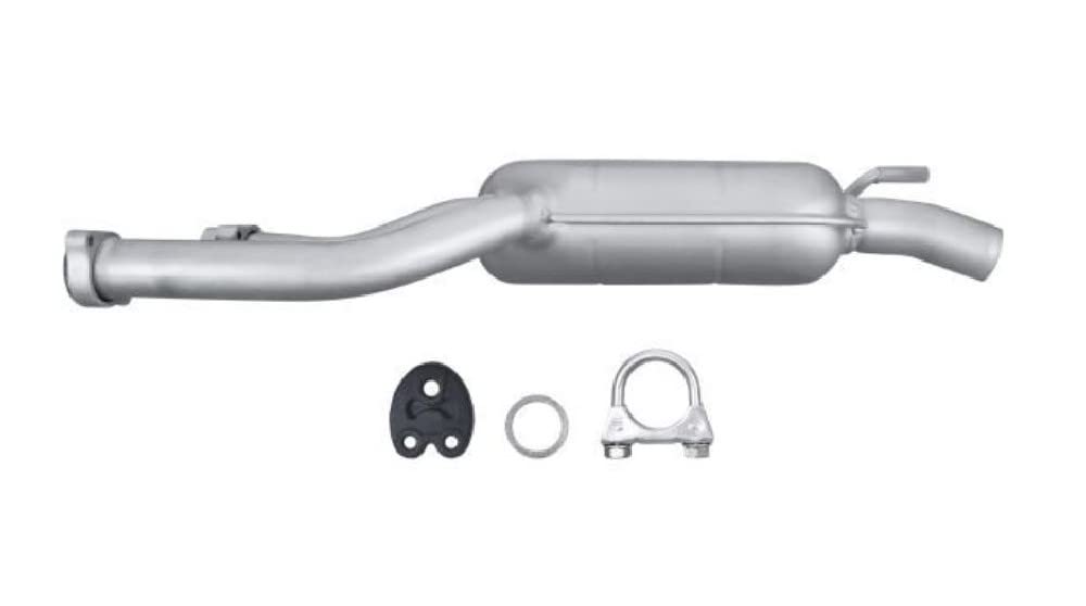 HELLA 8LC 366 025-231 Tłumik środkowy - Easy2Fit® Kit - w środku - jednoczęściowy - Komplet z elementami do montażu