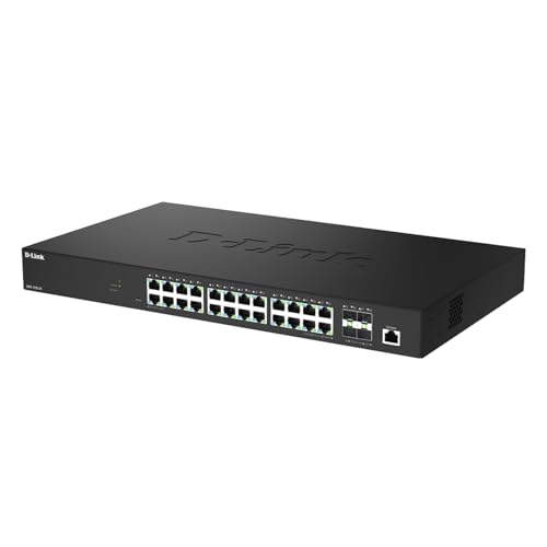 Image of D-Link 28-Port Multi-Gigabit Smart Managed Switch with 4 10G SFP+ & 24 2.5G Ports (DMS-1250-28)