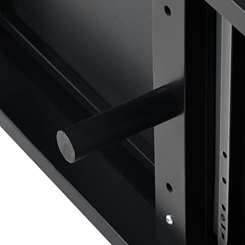 Quarte Modern Storage Cabinet, 44.9'' Console Table W/ 2 Doors, 3 Drawers And Adjustable Shelves, Buffet Sideboard For Kitchen Dining Room Hallway (Black-02) #TOP7