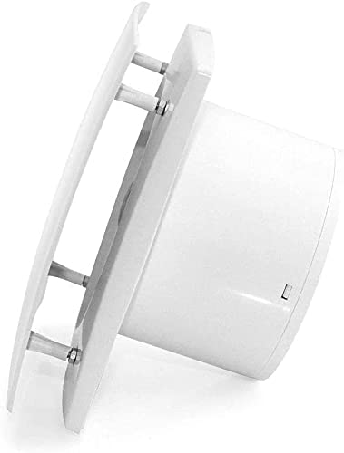 Extractor de baño para ducha montado en pared con cubierta plana 100mm / 4" oculto miniatura 2