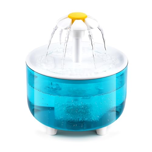 Fuente de Agua Automática para Mascotas 1.5L Azul miniatura 1