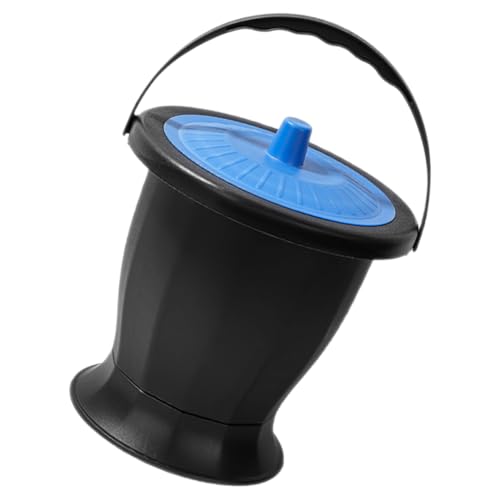 FUNOMOCYA Plastic Urinal Lid Compact Portable Urinal for Adults Squatting Stool Bucket Seat Lid Travel and Home Use