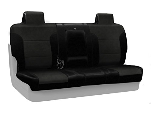 Coverking Custom Fit Front 60/40 Back Seat Cover For Select Mazda Models - Alcantara (Charcoal ) #TOP27