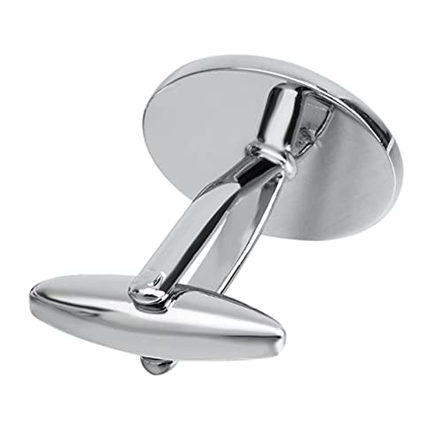 kowaku Bronze-Made Galvanizado Forma Oval Abotoaduras Definido para Acessórios de