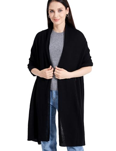 Soft Cashmere Blend Wrap Chic Scarf Stole for Women Wayfarer Travel Extra Large 87"x28"2