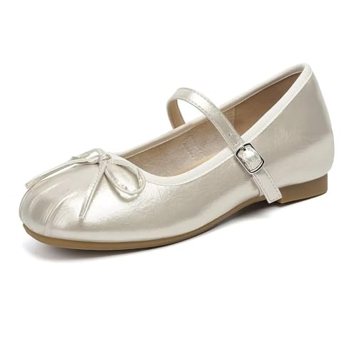 LUXINYU Mary Jane Flats with Arch Support and Hidden Wedge Heel, Women Ballet Dress Shoes