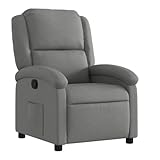 【Fonction d'inclinaison manuelle :】 ce fauteuil inclinable est doté d'un bouton du côté droit. Vous pouvez régler manuellement le repose-pieds et le dossier dans n'importe quelle position selon votre confort en tirant simplement sur la poignée. Cette fonction permet une inclinaison maximale de 135 degrés. De plus, le dossier peut revenir rapidement à sa position d'origine en tirant simplement sur la poignée.