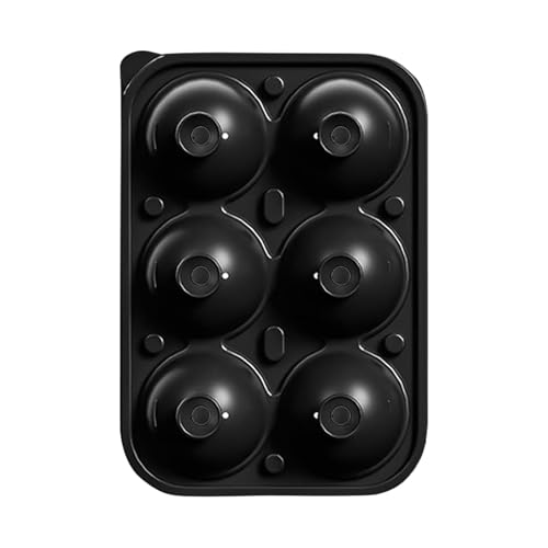 Moldes de hielo para whisky, bandeja de molde de hielo - Facultor de bola de hielo de silicona con diseño de béisbol,Fabricante de palomitas de liberación fácil, bola de lavavajillas para