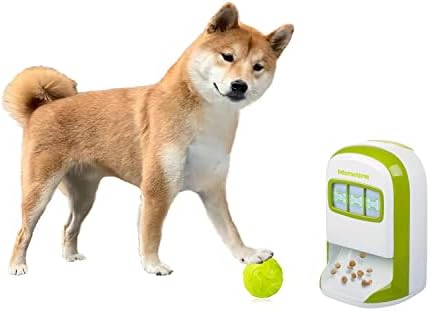 ALL FOR PAWS Smart Dog Treat Dispenser Toy, Portable and Lightweight, Reduces Boredom and Stress, 3 Levels of Difficulties, Funny Sound, MONEY BACK GUARANTEE