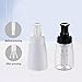 renvena Dry Powder Spray Bottle, Travel Cosmetics Blower, Refillable Hair Fiber Applicator for Hair Salon, Home, Beauty White 140ml/4.7oz