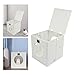 Florchest 88L Automatic Pet Dryer Box for Cats and Small Dogs,Foldable Cat Dryer Box Smart Temperature Control,Adjustable Wind Speed,Pet Dryer Box Ultra Quiet Dog Hair Dryer