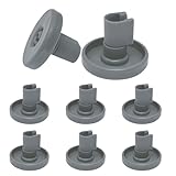 👍【Solución a Problemas Comunes del Cesto】：Diga adiós a los cestos que se traban, que bailan o que hacen ruido. Nuestras ruedas de recambio restauran un movimiento fluido y silencioso, devolviendo la funcionalidad a su electrodoméstico.