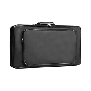 Crafted from cloth, this pedalboard bag offer ample space to accommodate multiple large effect units, ensuring all your gear is securely stored and organized for various occasion such as live performances, home, and street performances, this pedal bo...