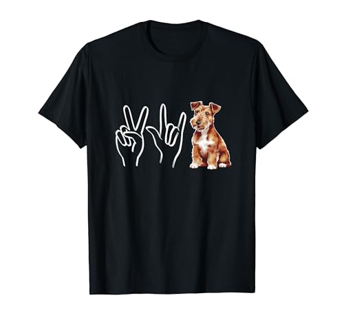 Piace Love Welsh Terrier - Propriétaire amusant pour les chiens et les amoureux des chiens T-Shirt