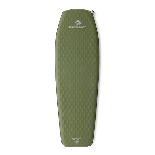 Image of Sea to Summit Camp Plus Self-Inflating Foam Sleeping Mat for Camping - Tapered - Large (78 x 25.2 x 2.6 inches)