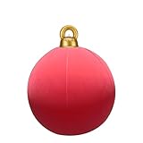 Palline di Natale in velluto enormi da 30 cm, decorazione gonfiabile per esterni, veranda, prato, cortile, vacanze e inverno, Halloween, giardino, cortile, esterno