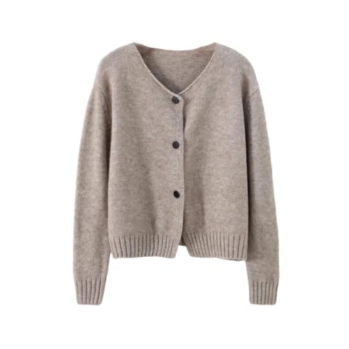 Pull en tricot pour femme doux gilet d'extérieur premium à col V