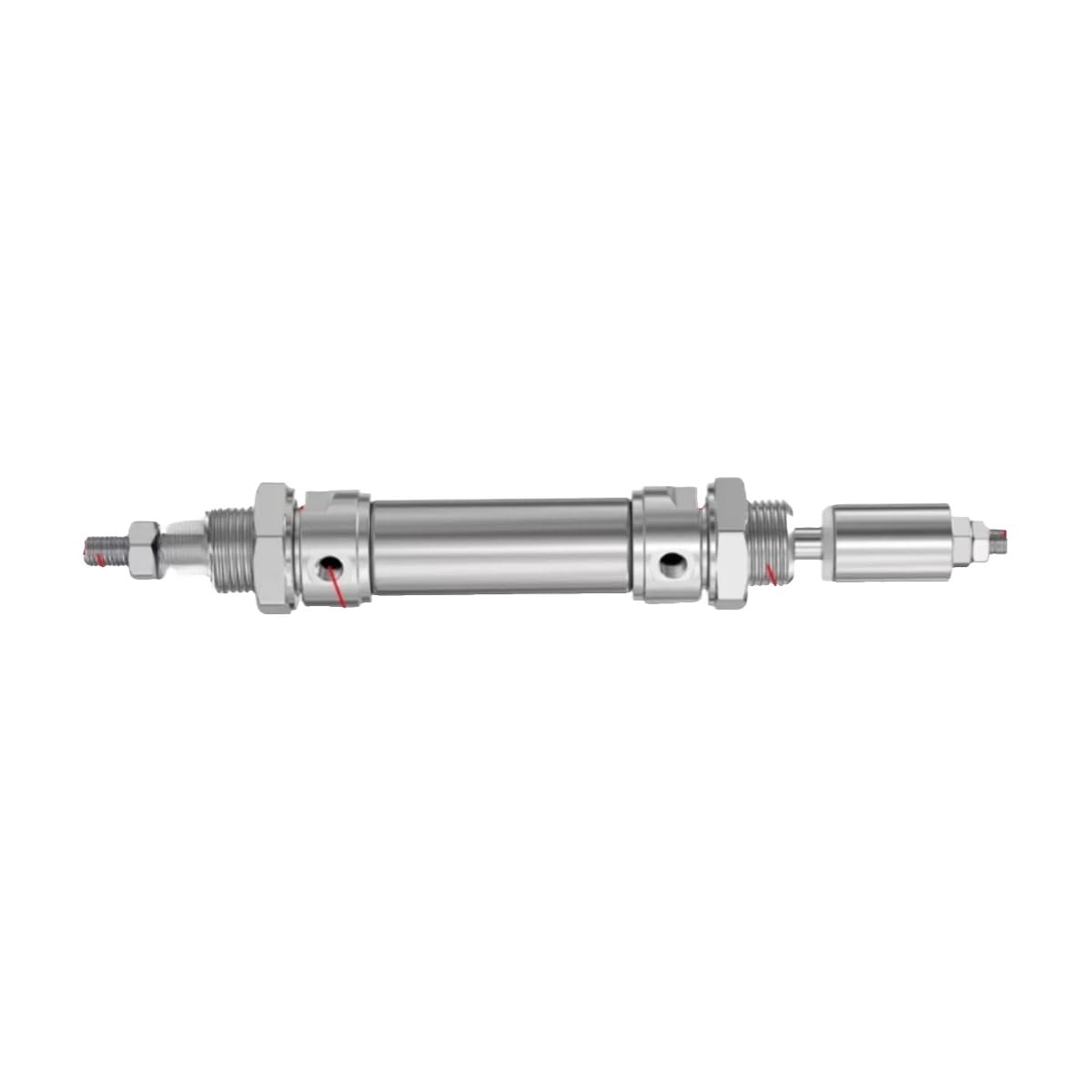 Cilindro mini de acero inoxidable regulable 16/20/32/40 para automatización neumática