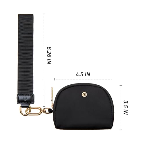 Image of Mum's Memory Mini Zip Around Wristlet Wallets for Women -KeyChain Wallet with Detachable Dual Pouch Wristlet -Key Chain Coin Purse Small Wallets