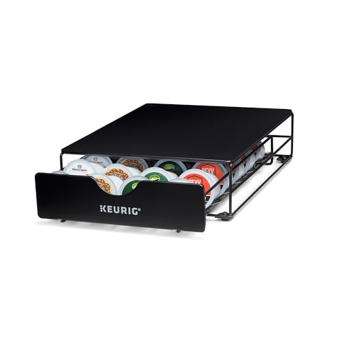 Keurig Slim Non-Rolling Storage Drawer, Coffee Pod Storage, Holds up to 24 Keurig K-Cup Pods, Black, Storage Drawer - 24ct, 9.2 x 3.3 x 12.2 inches - image 2